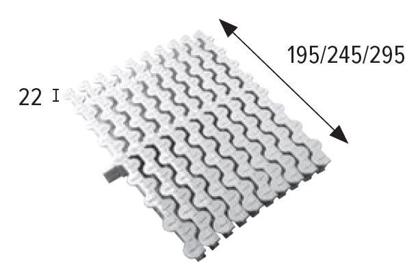 19,5/24,5/29,5x24,5 cm Rács elem több méretben (hajlítható) - fehér műanyag 19,5/24,5/29,5x24,5 cm Rács elem több méretben (hajlítható) - fehér műanyag