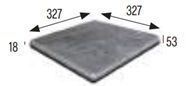 33x33 TATRA GRES ÍVESÍTETT LÉPCSŐ BELÉPŐLAP sarokzáró SZÉNSZÜRKE 33x33 TATRA GRES ÍVESÍTETT LÉPCSŐ BELÉPŐLAP sarokzáró SZÉNSZÜRKE