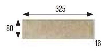 33x8 ORION GYÁRI LÁBAZATI SZEGÉLYLAP GR SZÜRKE