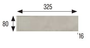 33X8 CAPRI GRES GYÁRI LÁBAZATI SZEGÉLYLAP CSONTSZÍNŰ
