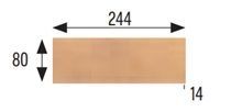 25 GRES NATURAL 25x8 GYÁRI LÁBAZATI SZEGÉLYLAP TERMÉSZETES